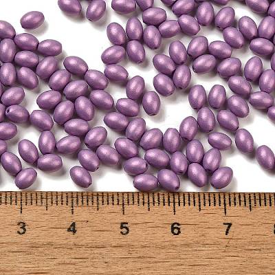 Baking Paint Glass Seed Beads SEED-C004-04F-1