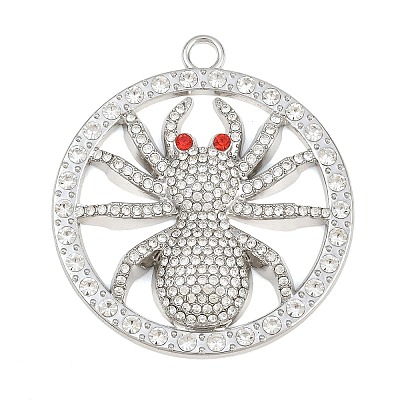 Alloy Rhinestone Big Pendants RB-CBA18BA-01P-1