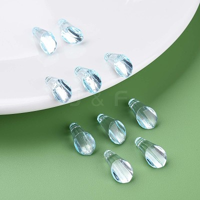 Transparent Acrylic Pendants MACR-S373-111-B03-1