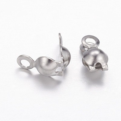 Tarnish Resistant 304 Stainless Steel Bead Tips LS-X-STAS-E129-05P-1