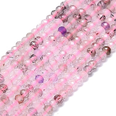 Natural Mixed Quartz Beads Strands G-G106-A27-01-1