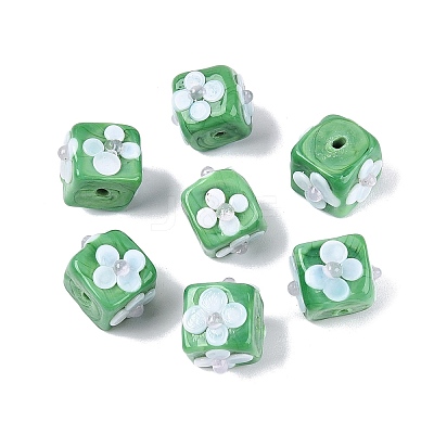 Handmade Bumpy Lampwork Beads LAMP-Q039-14C-1