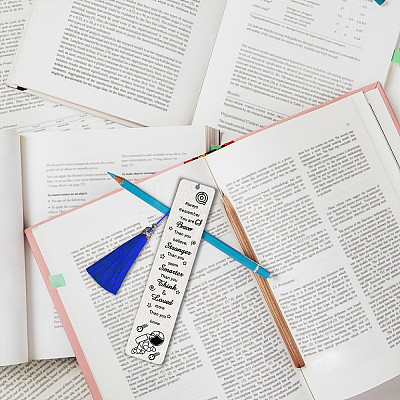 DIY Rectangle Bookmark Making Kits DIY-CP0006-84H-1