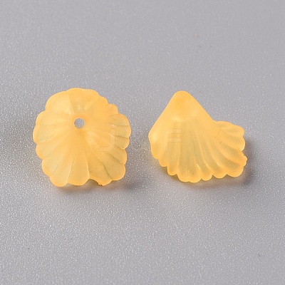 Frosted Acrylic Bead Caps MACR-S371-10A-719-1