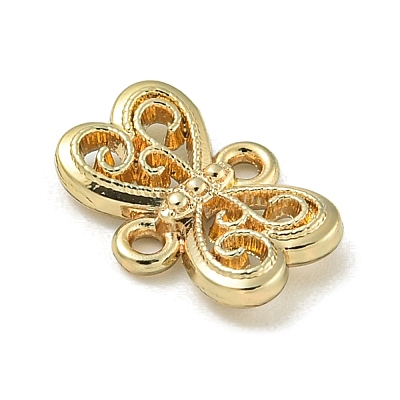 Alloy Hollow Connector Charms PALLOY-F310-02G-01-1