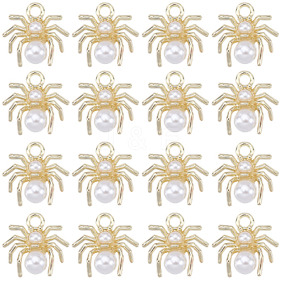 30Pcs Alloy Jewelry Acrylic Pendants FIND-SC0006-90-1