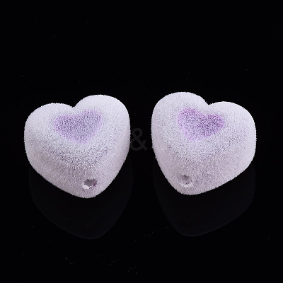 Flocky Acrylic Beads MACR-S275-28D-1