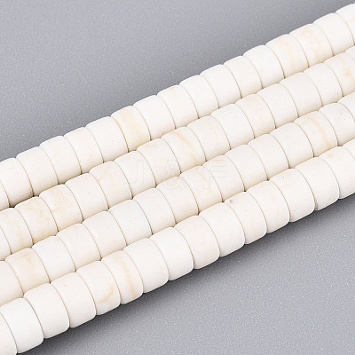 Synthetic Howlite Beads Strands G-N352-08B-1