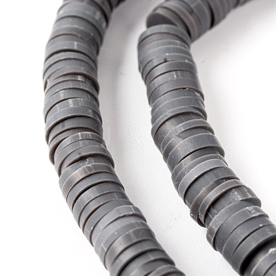 Handmade Polymer Clay Beads Strands CLAY-R089-6mm-Q062-1