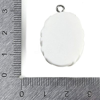 Halloween Theme Resin Pendants RESI-M046-01F-1