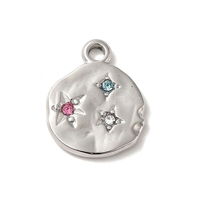 304 Stainless Steel Pendants STAS-L022-241P-1