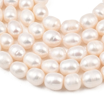 Natural Cultured Freshwater Pearl Beads Strands PEAR-F020-24C-1
