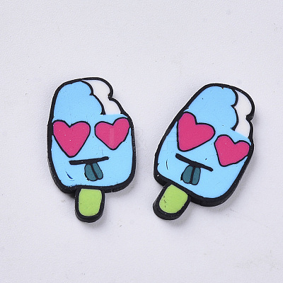 Handmade Polymer Clay Cabochons X-CLAY-S093-24-1