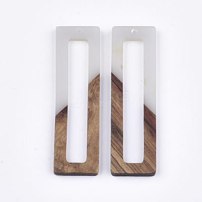Resin & Walnut Wood Big Pendants RESI-S358-97F-1