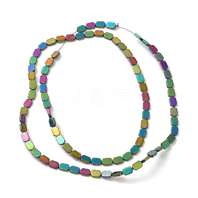 Electroplated Synthetic Non-Magnetic Hematite Beads Strands G-E610-A01-RC-1