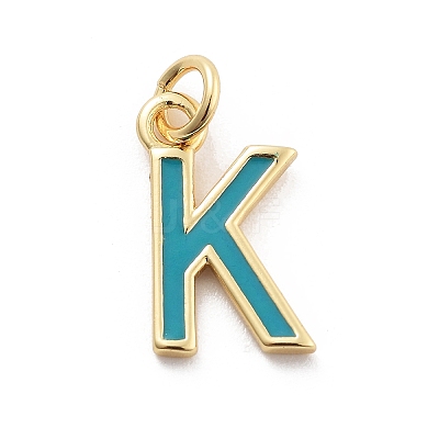 Rack Plating Brass Pendants KK-C065-03K-G-1