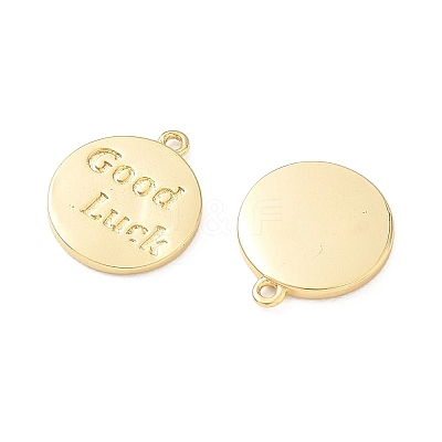 Brass Pendants KK-C259-11G-1