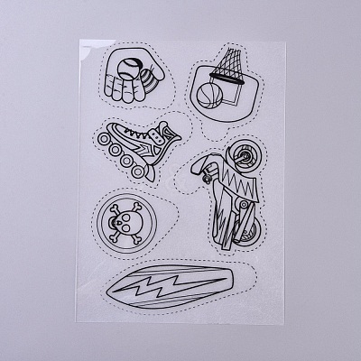 Plastic Heat Shrink Film Paper DIY-WH0151-27A-1