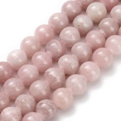 Natural Pink Opal Beads Strands G-Z110-C03-6mm-1