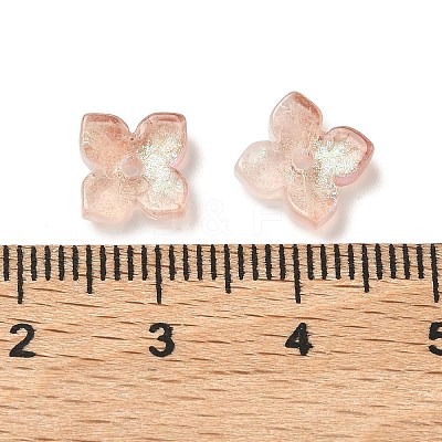 Dyed & Heated Glass Bead Caps GLAA-Z019-01K-1