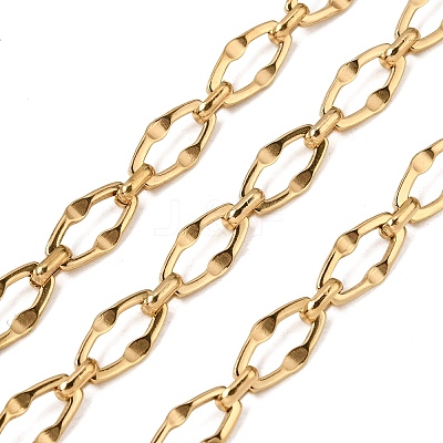 304 Stainless Steel Dapped Chains CHS-K018-37G-1