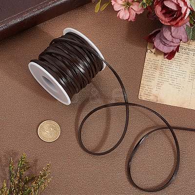20 Yards Flat Leather Cords WL-CL0001-16A-1