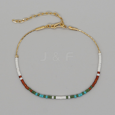 Bohemian Glass Seed Bead Beaded Bracelets for Women ZS2155-3-1