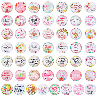 1 Bag Glass Cabochons GGLA-PH0001-41B-1