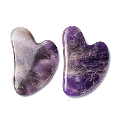Natural Amethyst Gua Sha Boards X-G-O203-01-1