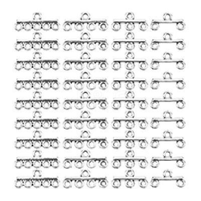 80Pcs 4 Styles Alloy Chandelier Component Links FIND-PH0022-78AS-1