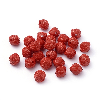 Opaque Acrylic Beads MACR-S128-3-1