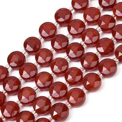 Natural Carnelian Beads Strands G-F812-C01-01-1
