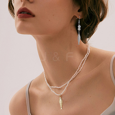 8Pcs 2 Colors Rack Plating Brass Pendants KK-BC0015-30-1