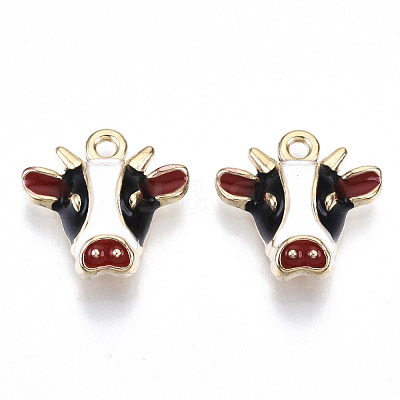 Alloy Enamel Charms PALLOY-N160-008-RS-1
