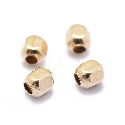Yellow Gold Filled Beads KK-L183-035C-1