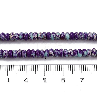 Synthetic Imperial Jasper Dyed Beads Strands G-K343-C39-05-1