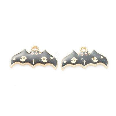 Alloy Enamel Pendants ENAM-M044-04LG-1