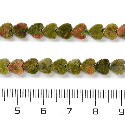 Natural Unakite Beads Strands G-M403-A23-02-1