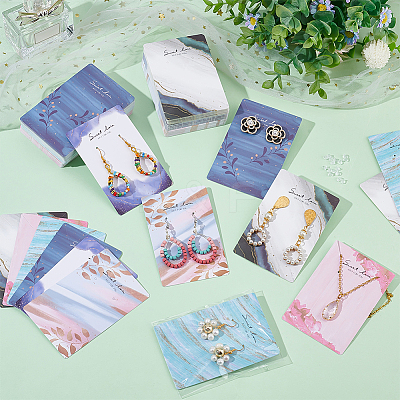 120Pcs 6 Styles Paper Display Cards CDIS-PH0001-53-1