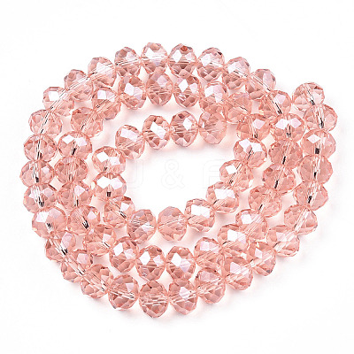 Electroplate Glass Beads Strands LS-EGLA-A034-T2mm-A34-1