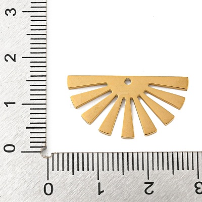 Ion Plating(IP) 304 Stainless Steel Pendants STAS-B056-17G-02-1