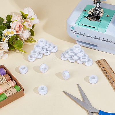 25Pcs Polyester Sewing Thread with Transparent Bobbin Box Sets SENE-WH20003-001B-1