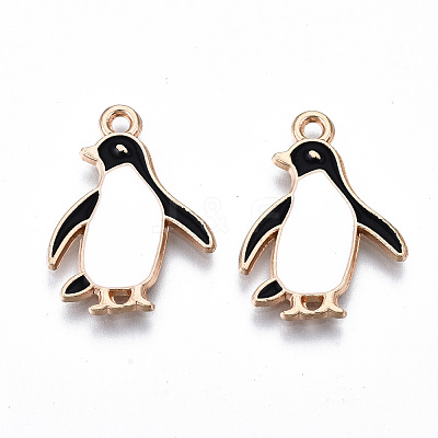 Eco-Friendly Alloy Enamel Pendants ENAM-Q437-009-NR-1