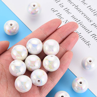 Opaque Acrylic Beads MACR-S370-D20mm-01-1
