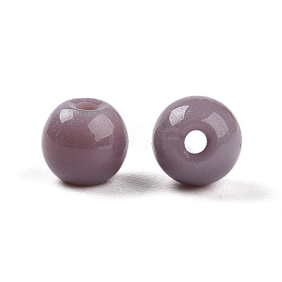 Opaque Solid Color Glass Beads GLAA-N007-4mm-A05-1