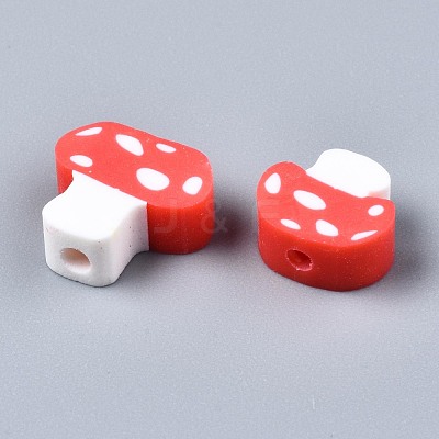 Handmade Polymer Clay Beads CLAY-N011-016F-1