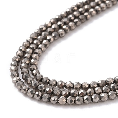 Electroplate Glass Beads Strands LS-GLAA-H021-01A-FP12-1