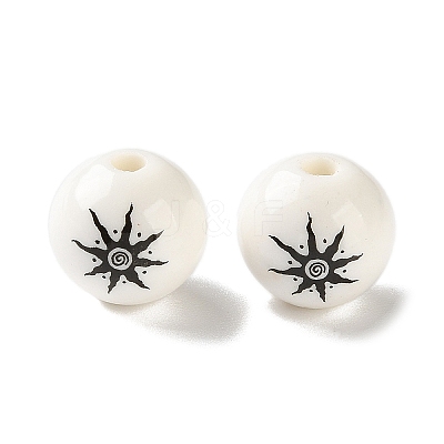 Printed Handmade Porcelain Beads PR-CBA3F2D-05F-1