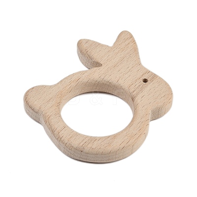 Natural Beech Wooden Baby Teething Toys WOOD-U003-12-1