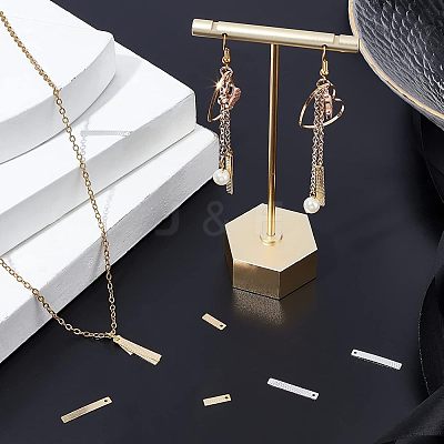 96Pcs 4 Style Brass Pendants KK-FH0002-95-1